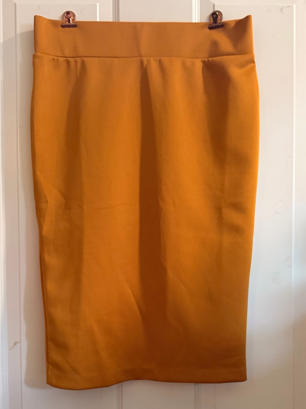 Eloquii Mustard Pencil Skirt